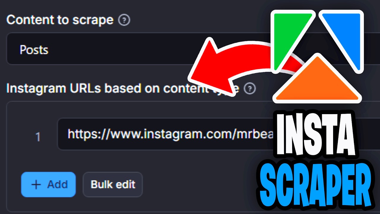 Как использовать парсер Instagram от Apify