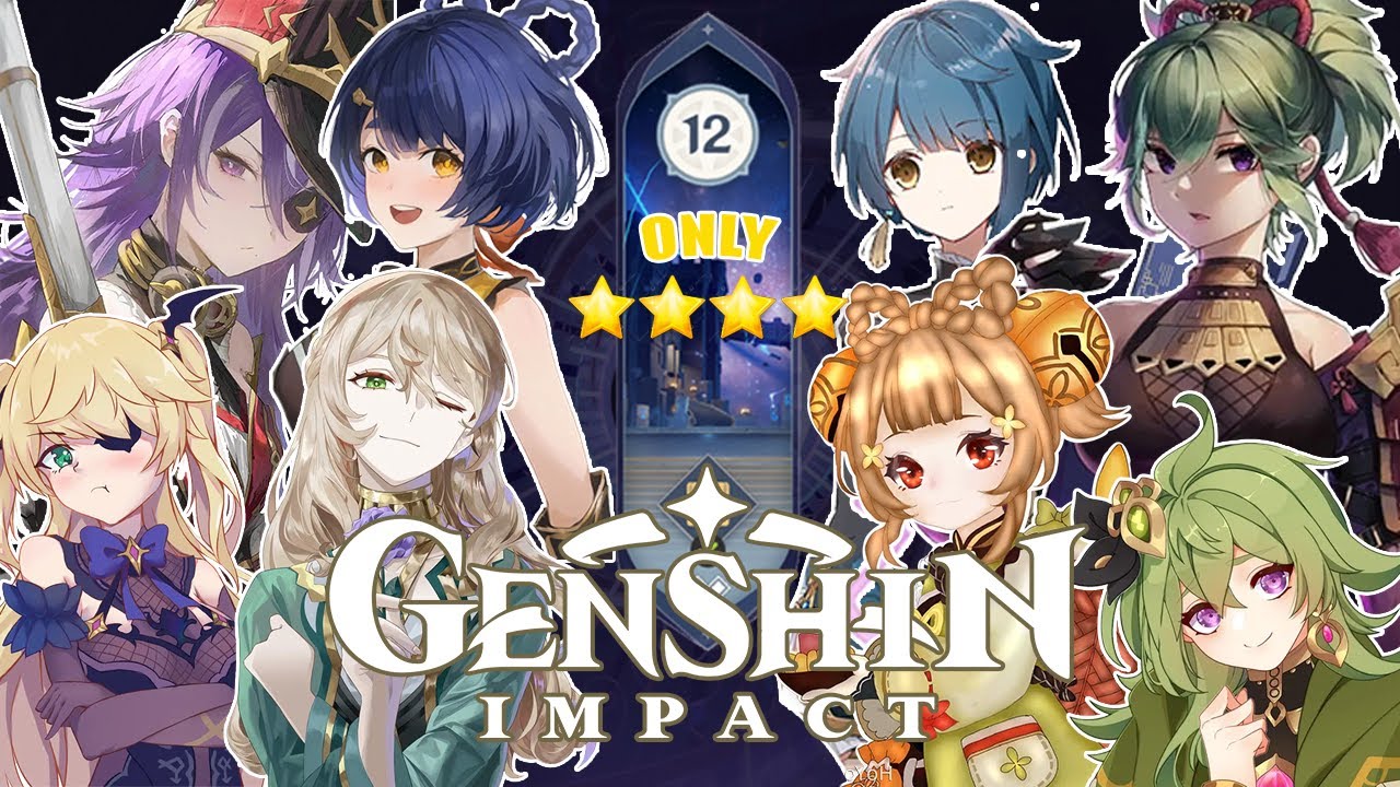 Genshin: Impact | Patch 5.1/5.2 Spiral Abyss 12 | 4* ONLY | YaoYao Hyperbloom & Lisa Overload