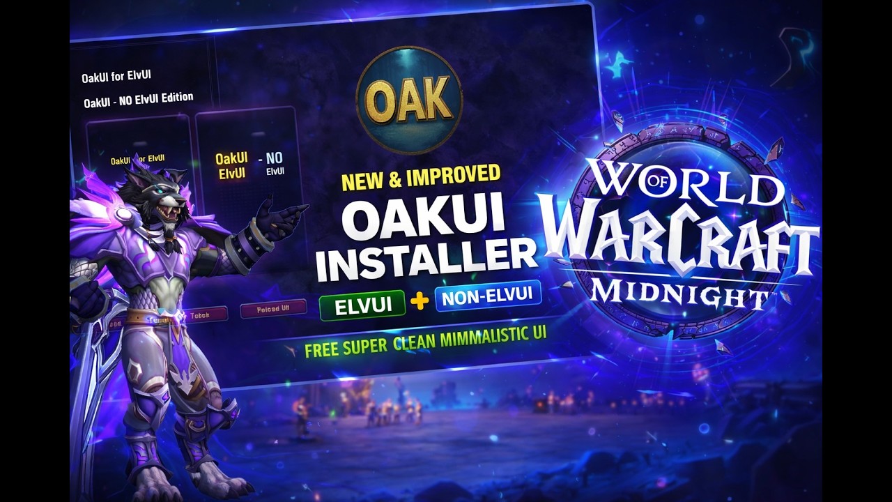 Stop Wasting Hours on Your WoW UI! &mdash; Get the Perfect Setup in Minutes with OakUI