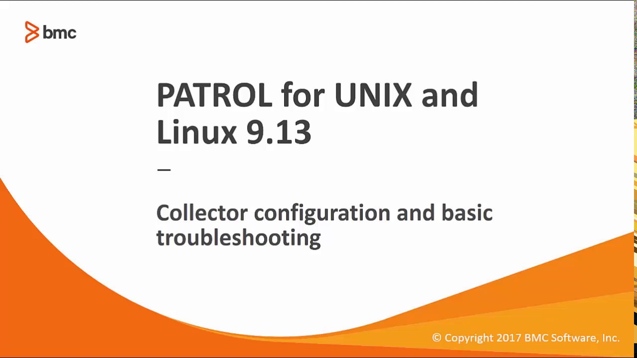TrueSight Operations: Collector configuration for the UNIX and Linux KM