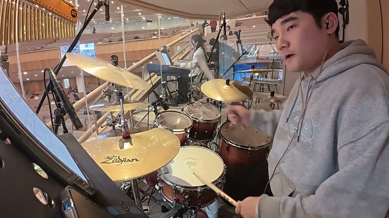 주의 약속하신 말씀 위에 서 drum #ccm #drums #groove 