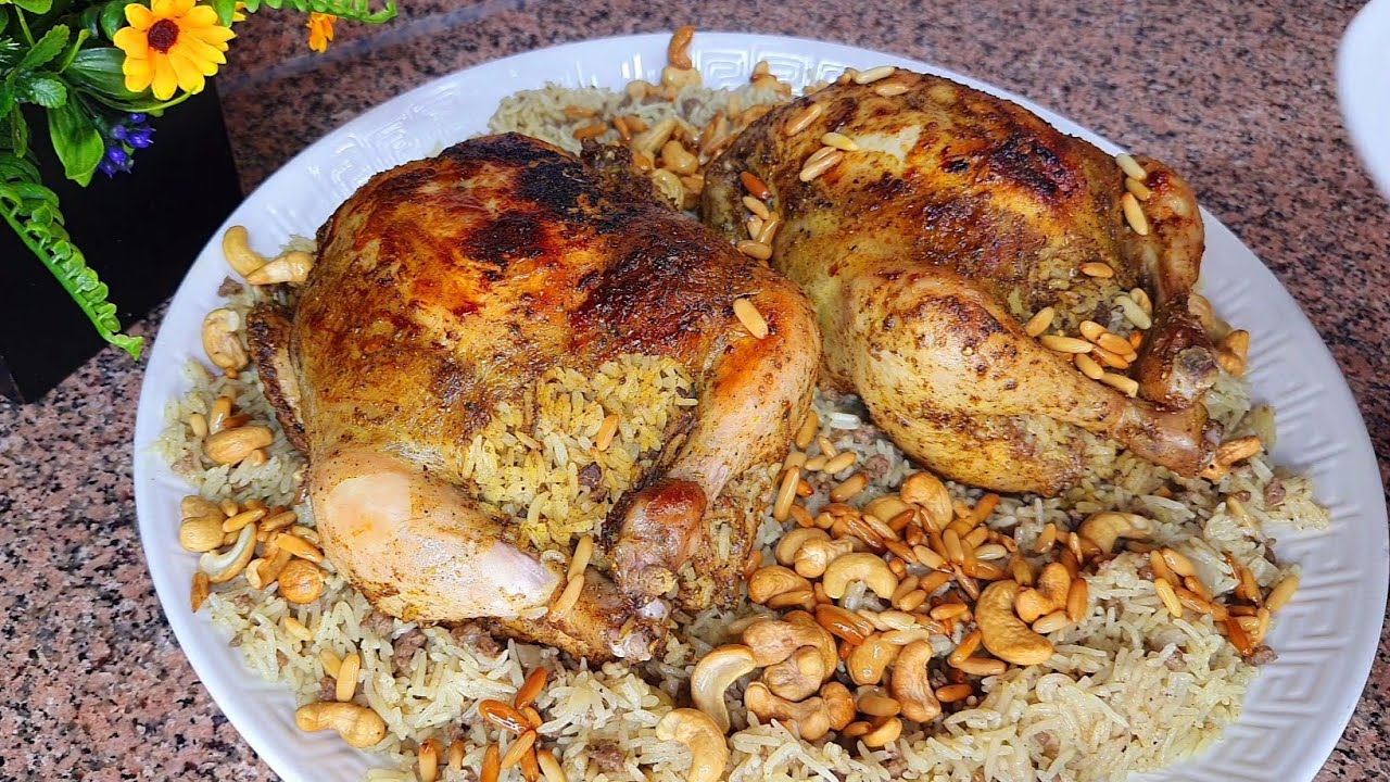 دجاج محشي طري والرز مفلفل كل حبة بحبتها 💪🏻