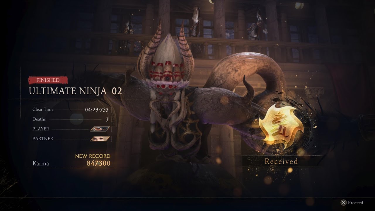 NINJA GAIDEN 2 Black - Tag Mission ULTIMATE NINJA 02 (UN2)