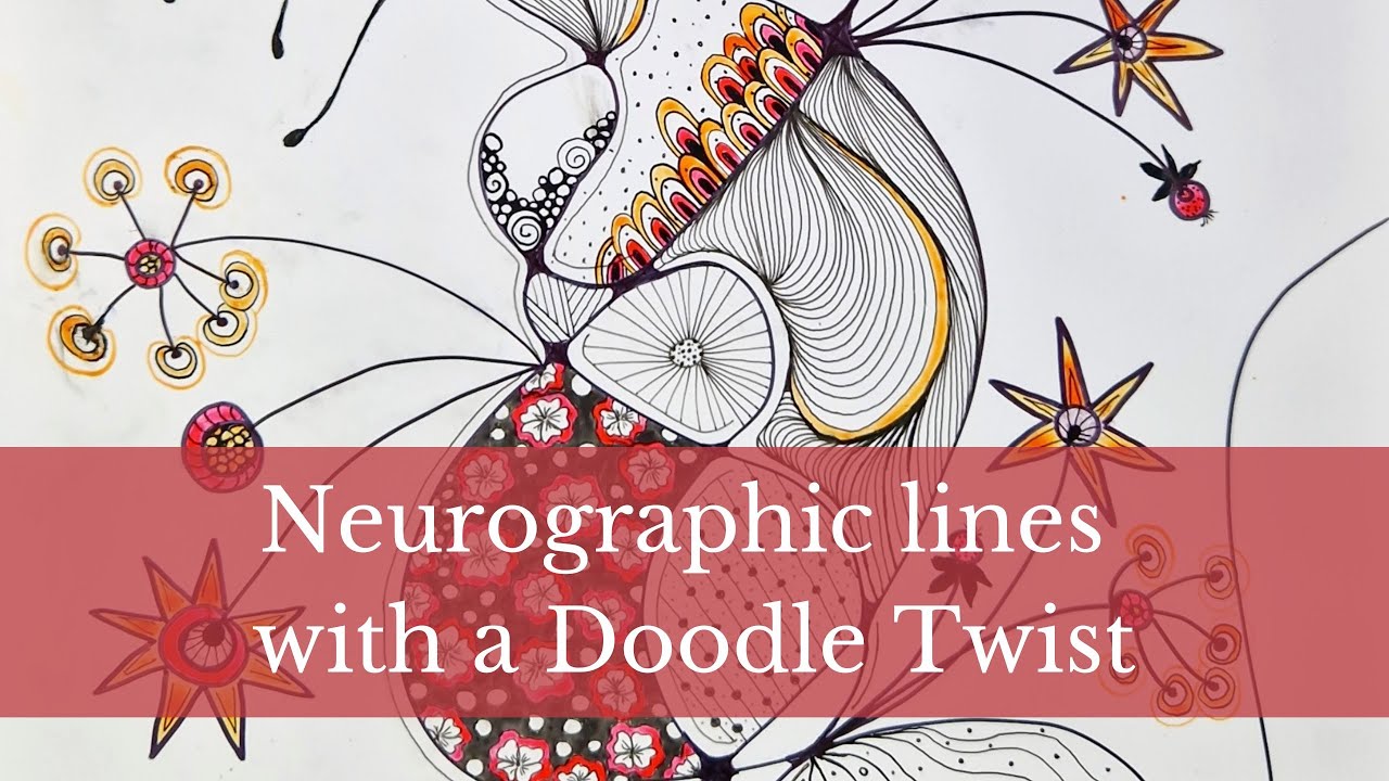 Neurographic Art with a Doodle Twist.