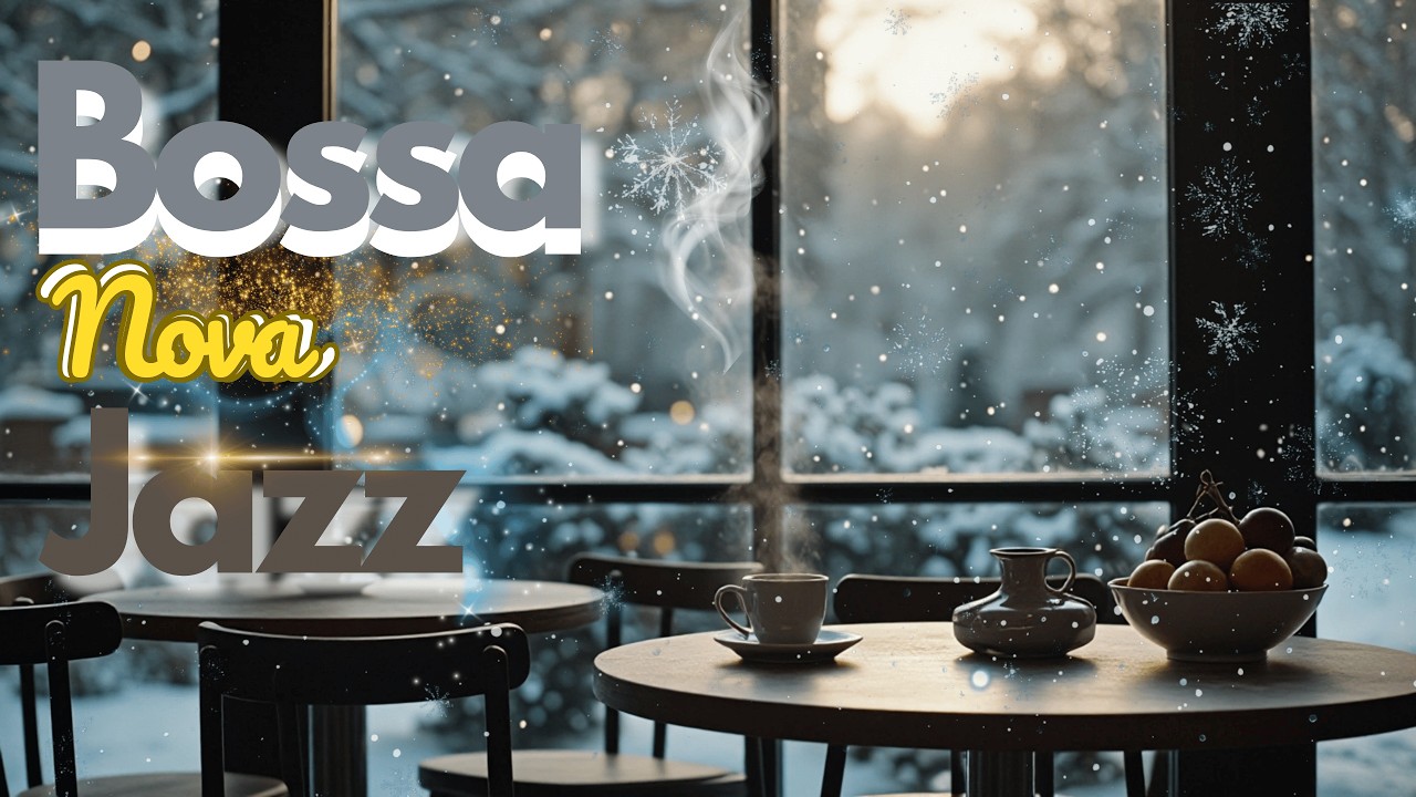 Elegant Spring Coffee Jazz ☕ Soft Café Ambience & Bossa Nova Instrumental for Focus, Study & Relax.