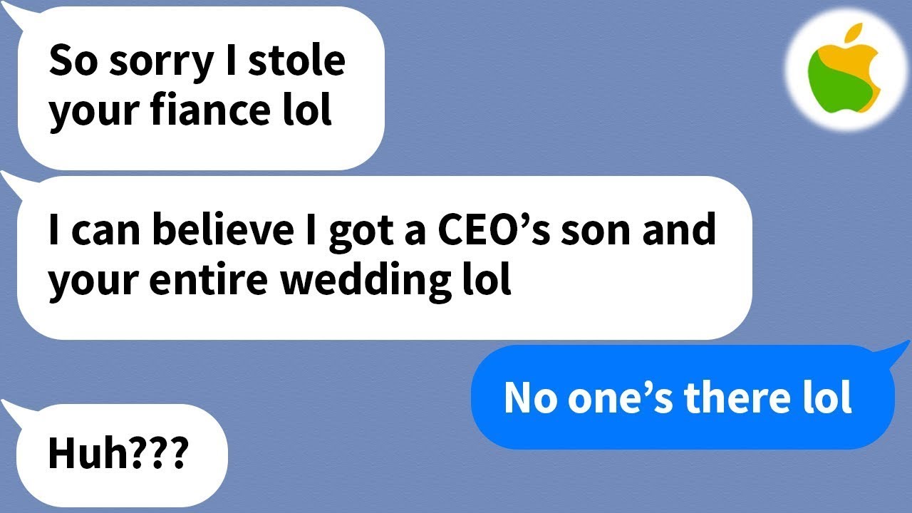 【Apple】 Just before my wedding, another woman stole my fiancé and hijacked the entire ceremony...