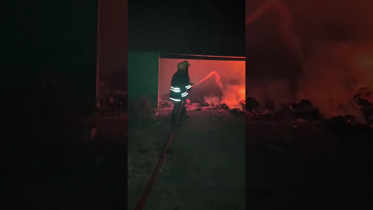 🚒While the city sleeps, firefighters never rest🔥FIRE under control &mdash; but the mission never stops.🚒🔥