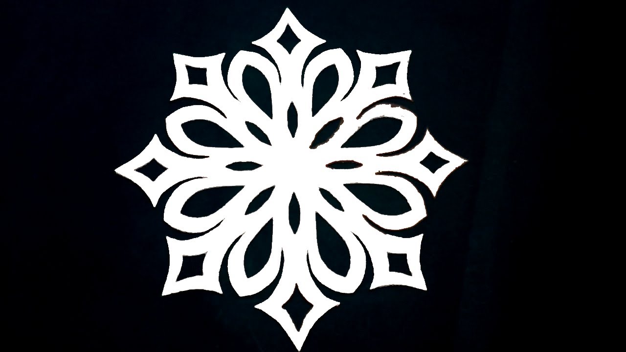 Wall Decor with Paper Cutting|How to make paper cutting for decoration  step by step
