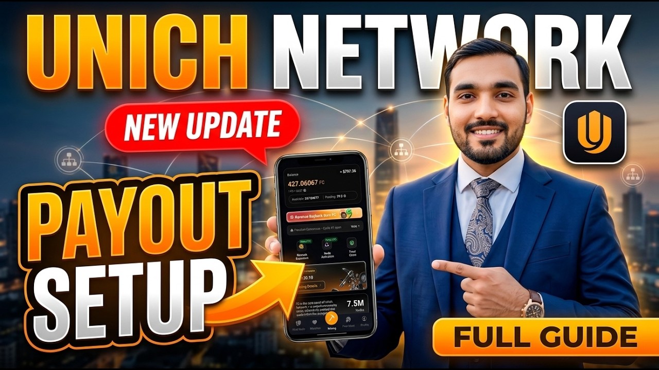 Unich Network Payout Setup | Unich Mining New Update