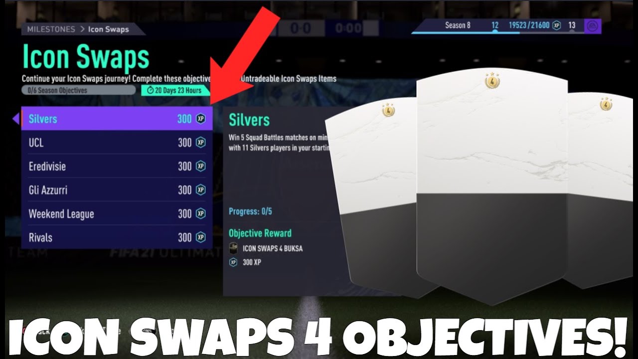 HOW TO COMPLETE ICON SWAPS 4 OBJECTIVES FAST! (UNLOCK ICON SWAP 4 TOKENS QUICKLY) - FIFA 21