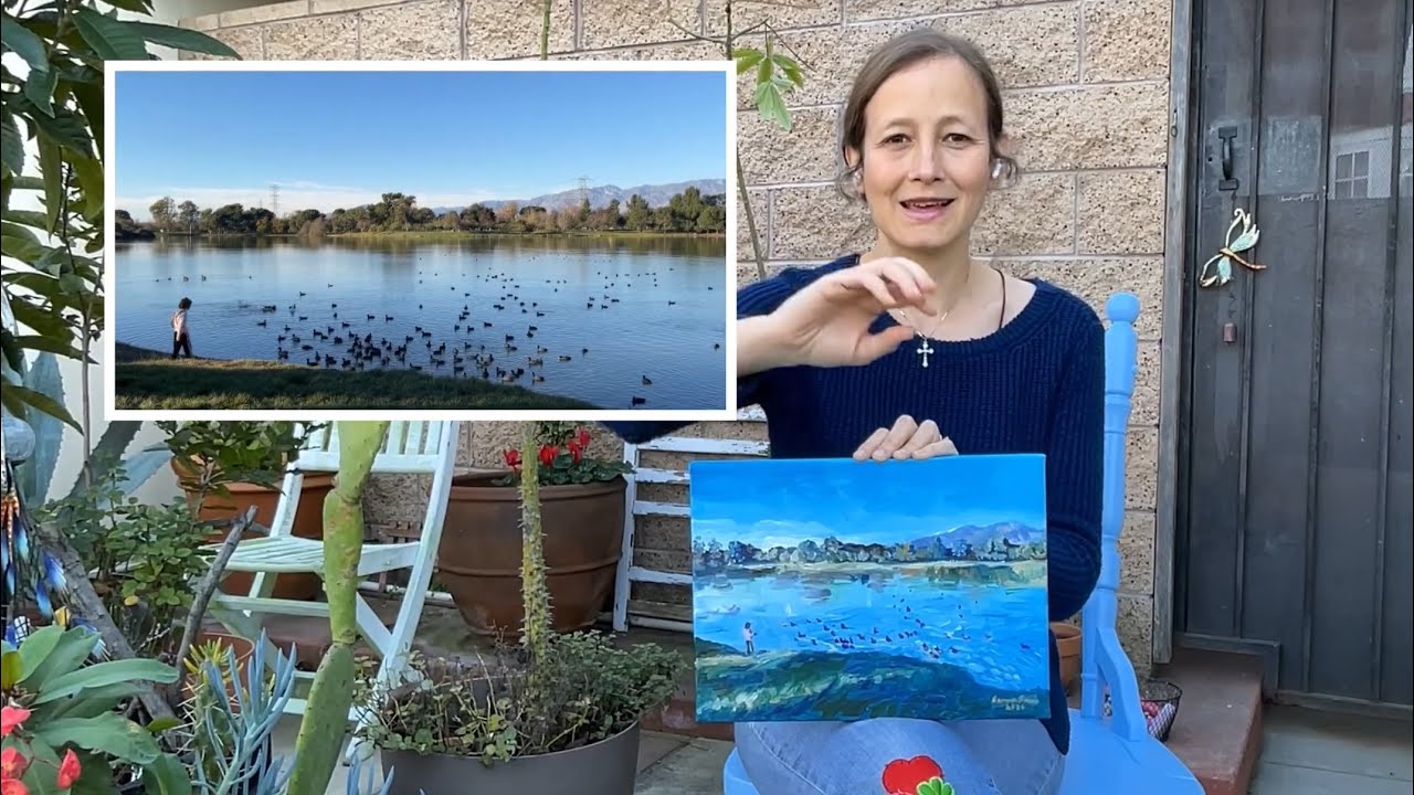 Artist’s Vlog: Painting Legg Lake