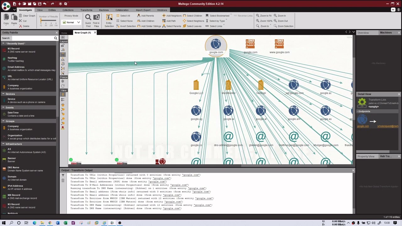 Information Gathering using Maltego | Ethical hacking from Scratch
