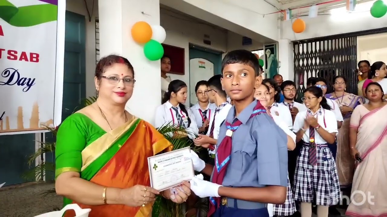 KALYANI PUBLIC SCHOOL, Barasat, Sr. Secondary Section celebrates 75yrs of Independence Day of India
