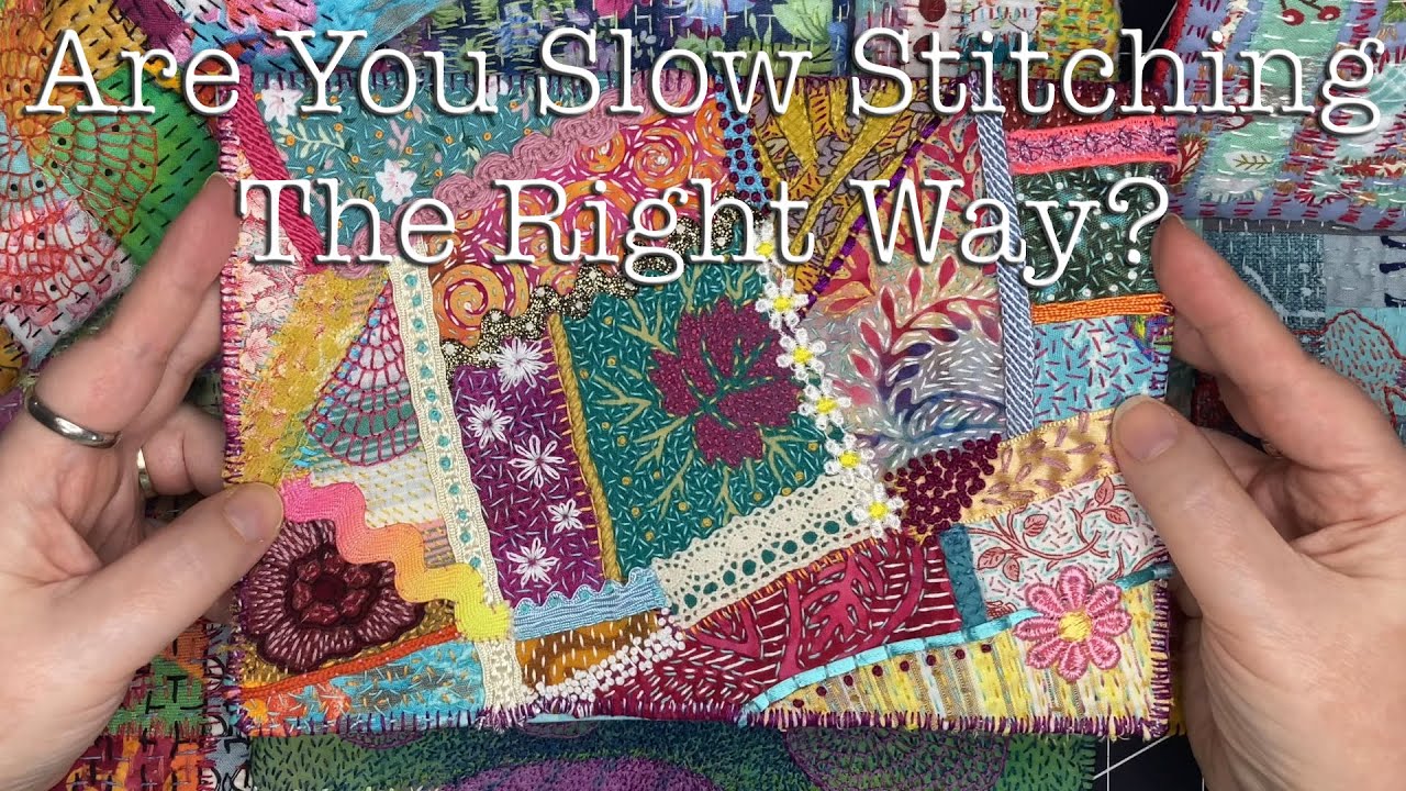 Is There a Right Way of Slow Stitching a Journal? How to Choose What to Stitch