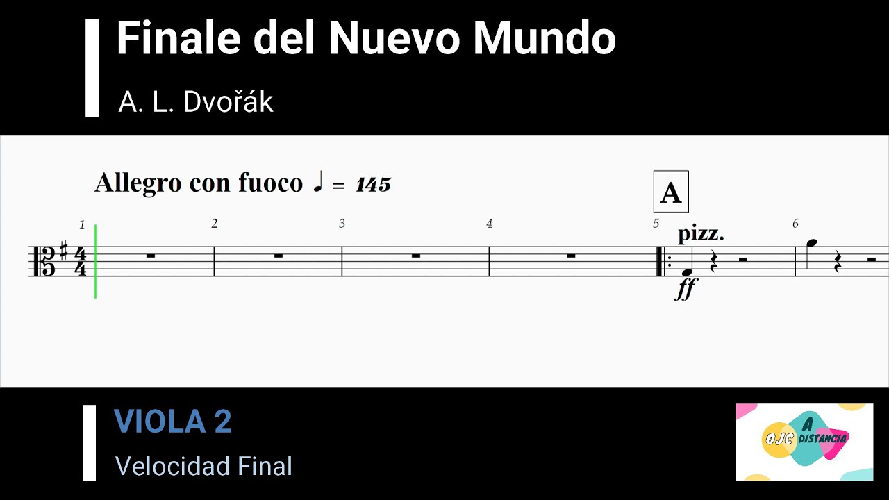 Finale del Nuevo Mundo - A. L. Dvorak / Viola 2