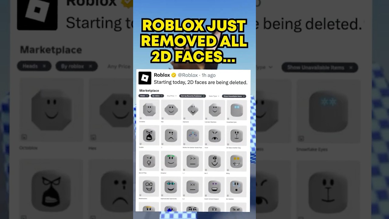 ROBLOX JUST DELETED ALL FACES...