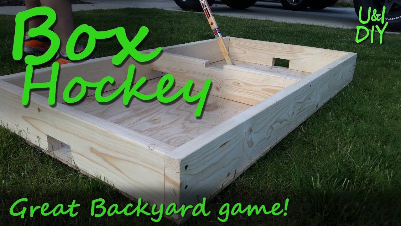 Box hockey - DIY tutorial