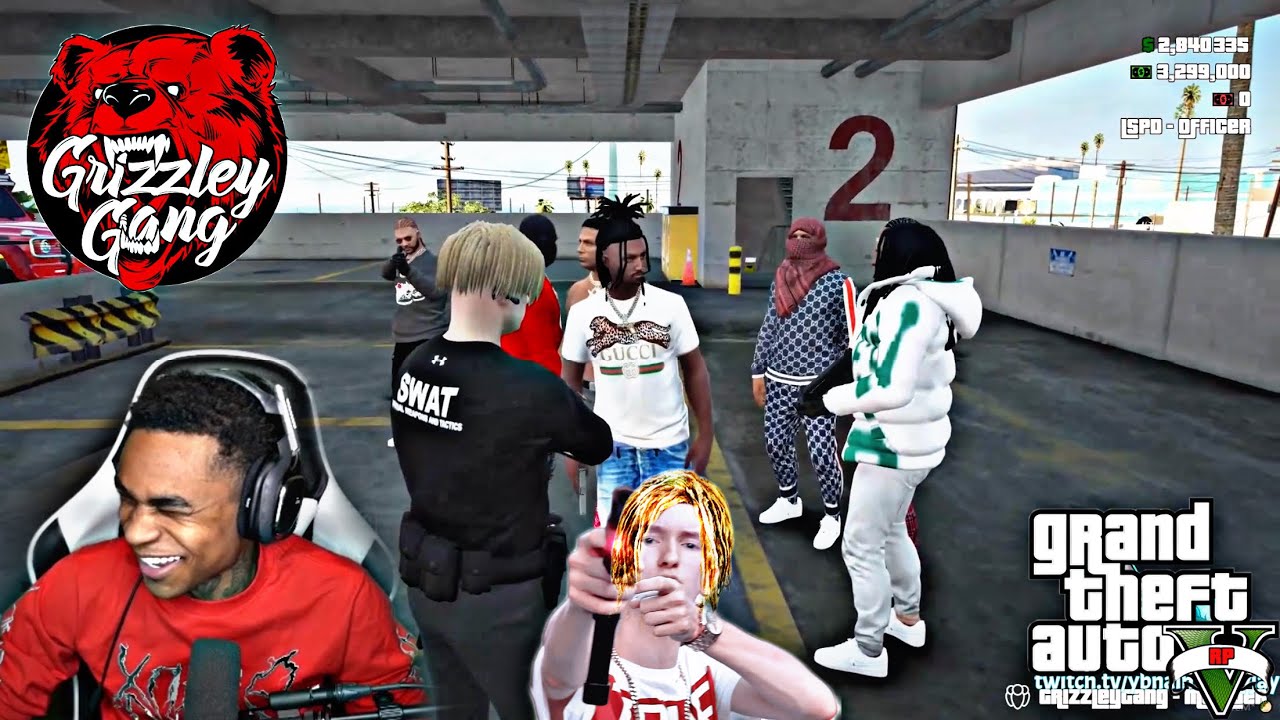 Ybn Almighty Jay Aka Officer B Rad Quits His Job To Join Tee Grizzley & GG!|Grizzley World| GTAV RP