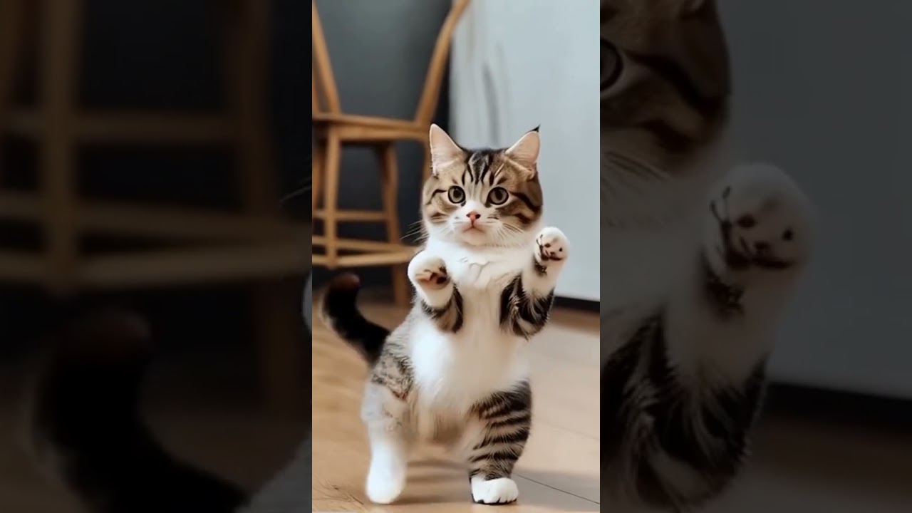 Cute cat Aa pacha pacha Dance 😂🙊😍 #pop #cover #cat #kitten #dance #cute #ep23 #APT