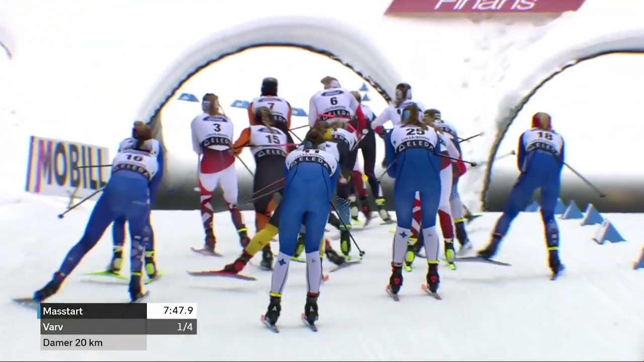 Cross Country Ski Swedish Championship 2024-20 km masstart Women-Best Starting field ever (In SM)!