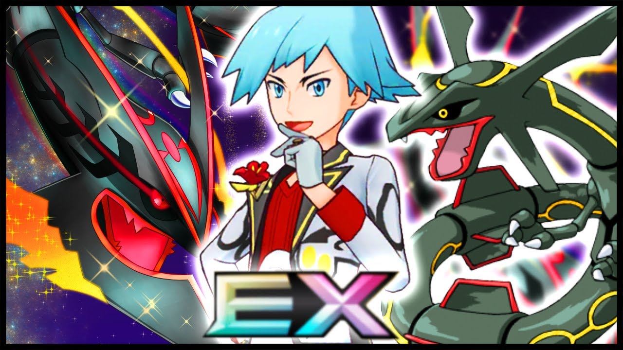 The Power Of Mega Rayquaza! 6 Star EX Anni Steven & Shiny Mega Rayquaza Showcase! | Pokemon Masters