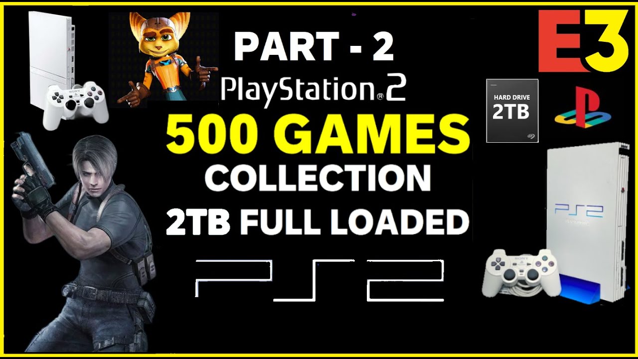 PS2 GAMES COLLECTION || PART 2 || 2TB FULLY LOADED 500 GAMES || TAMIL ||
