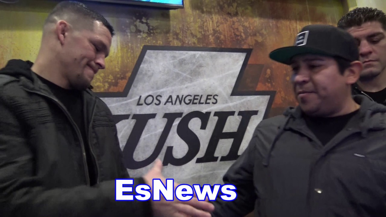 THE FACE OF THE UFC NICK DIAZ AND NATE DIAZ EsNews Boxing