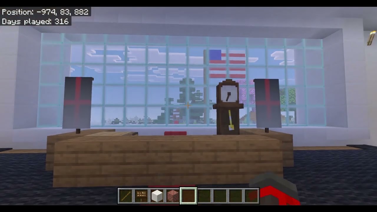 NEW working white house fire alarm in Minecraft,