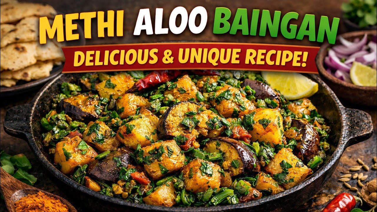 Methi Aloo Baingan Ki Secret Recipe 🤫 | Itni Tasty Ki Roz Banane Ka Mann Kare! 😍