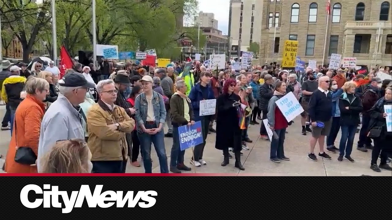 ‘Enough is enough,’ Calgarians protest everything UCP