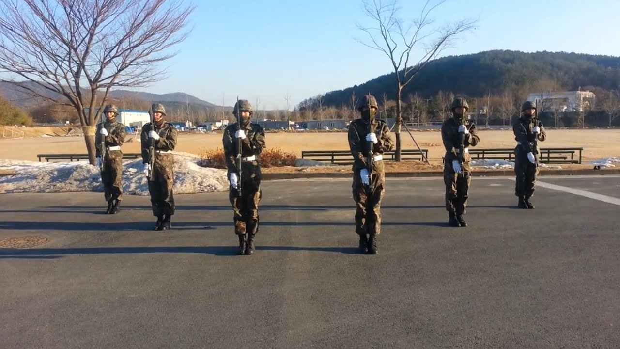 [영상] 육군 의장대 6인조 동작 시범 (12. 12. 18)