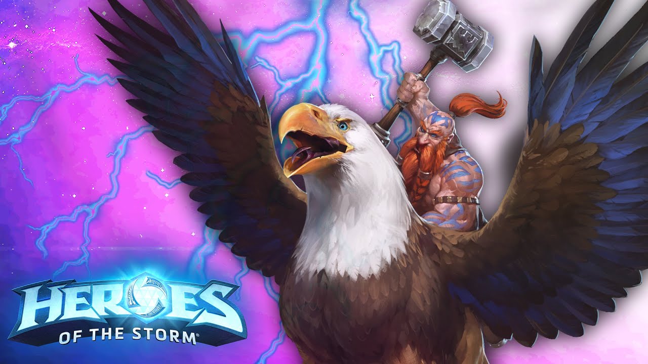 Big Lightning Rod W Build Changes For Falstad | Heroes of the Storm (Hots) Falstad Gameplay