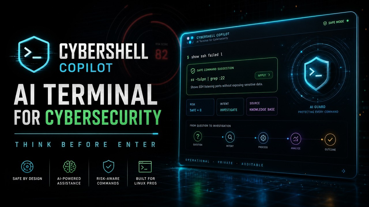 CyberShell Copilot: AI Terminal Assistant for Linux Cybersecurity | Kali, Parrot, Ubuntu