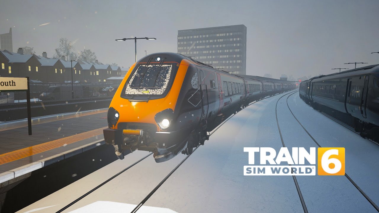 Train Sim World 6 CROSS COUNTRY VOYAGER Journey to Exter St Davids in Heavy Snowstorm