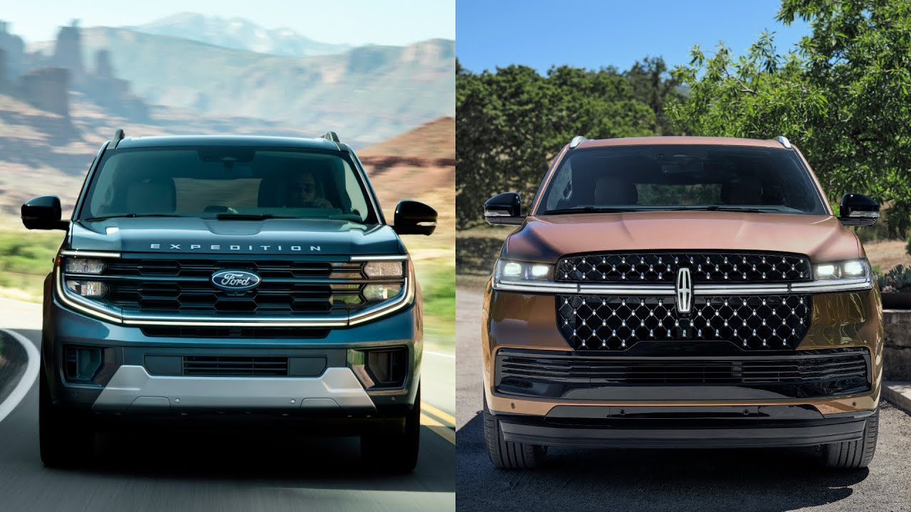 2025 Ford Expedition vs 2025 Lincoln Navigator 🔥luxurious SUVs Comparison