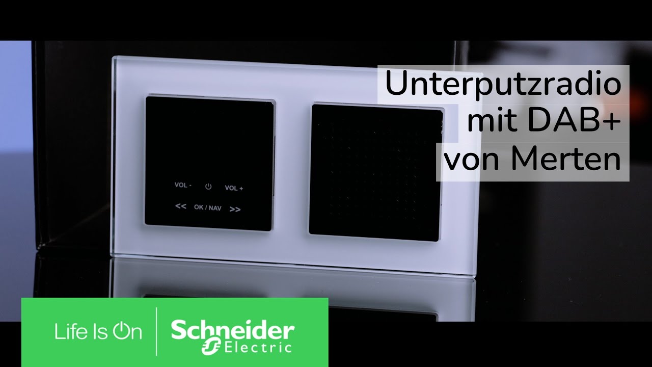 Unterputzradio mit DAB+ von Merten | Schneider Electric