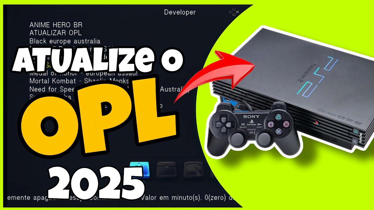 como atualizar o OPL  de PLAYSTATION 2 pelo celular em 2025