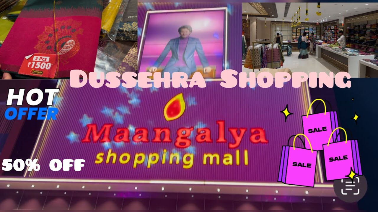 Mangalya Shopping Mall ✨Dussehra Latest Collection 🪷2025 With Great Offers #festivalcollection