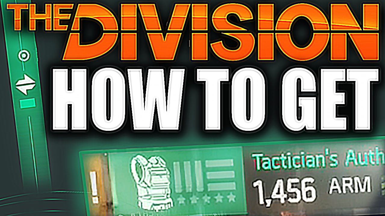 The Division - HOW TO GET LEGENDARY GEAR EASY !!