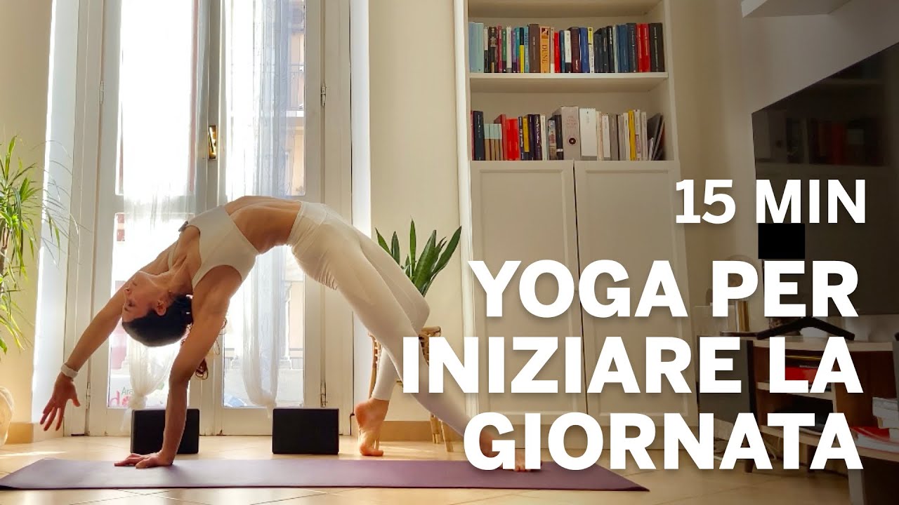 Yoga per iniziare la giornata | 15 min - Lezione per tutto il corpo - Tutti i livelli