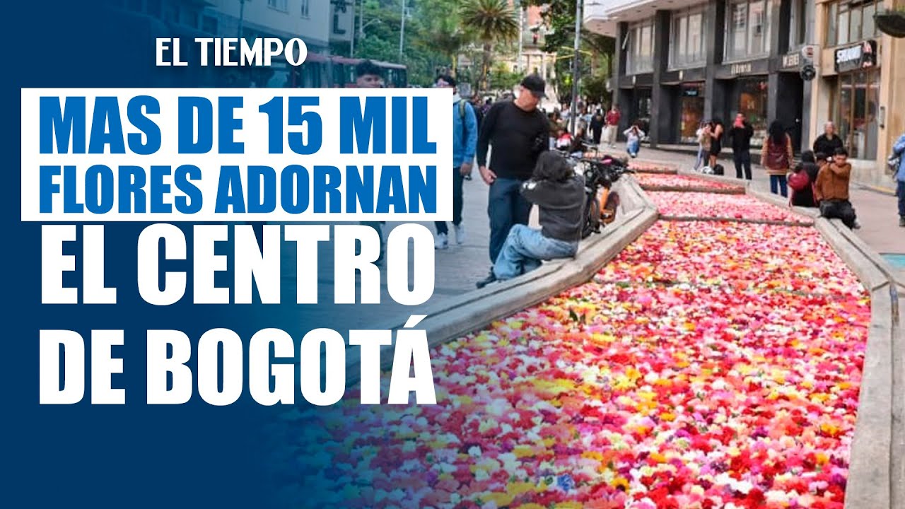 La Bienal de Arte de Bogotá se celebra con más de 15.000 flores en el eje ambiental | El Tiempo