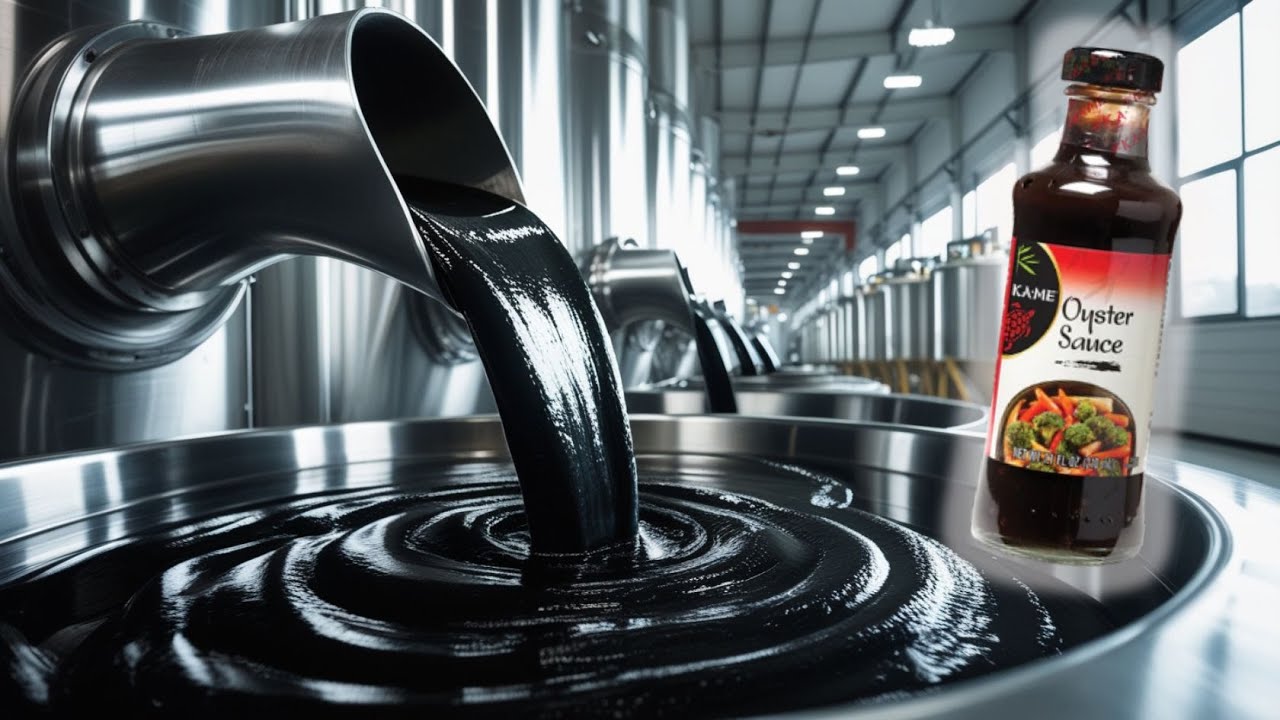 DISCOVER the fascinating process of how OYSTER SAUCE is made inside a FACTORY!