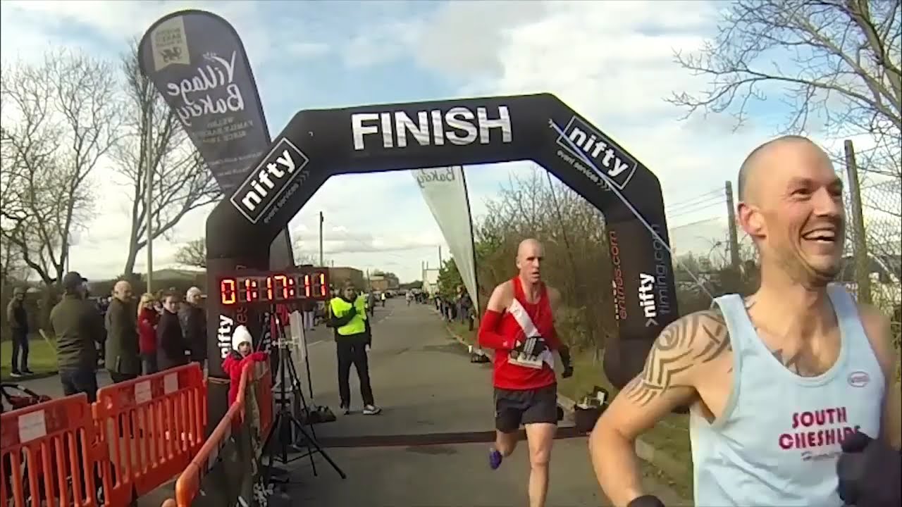 Village Bakery Wrexham Half Marathon 2016 Finish Line
