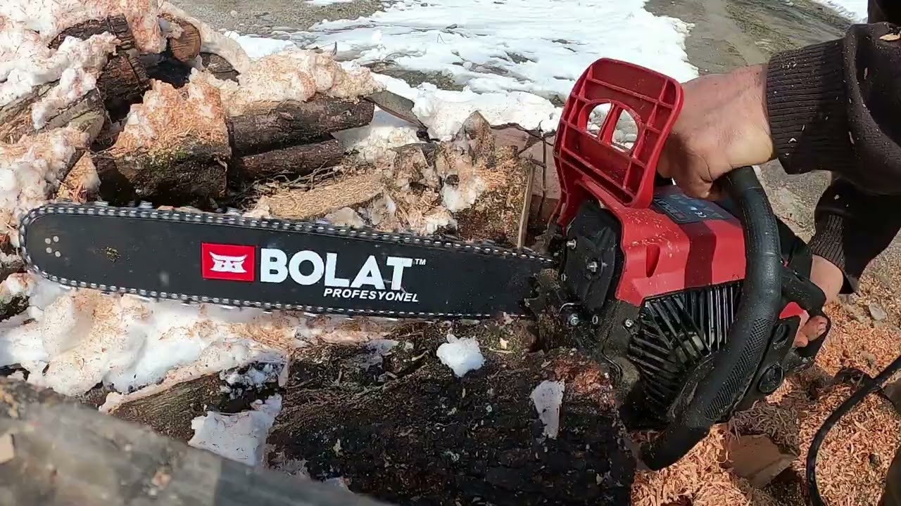 Bolat 5820 Motorlu testere ile Odun doğradım / The Better Way to Clean Your Machine