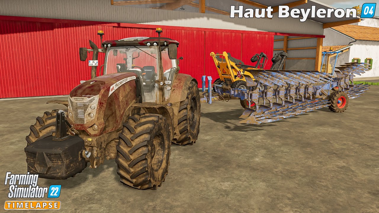 Farming Simulator 22🔸Haut-Beyleron #04🔸Harvesting Sunflowers & Soybeans. Merging Two Fields Into One