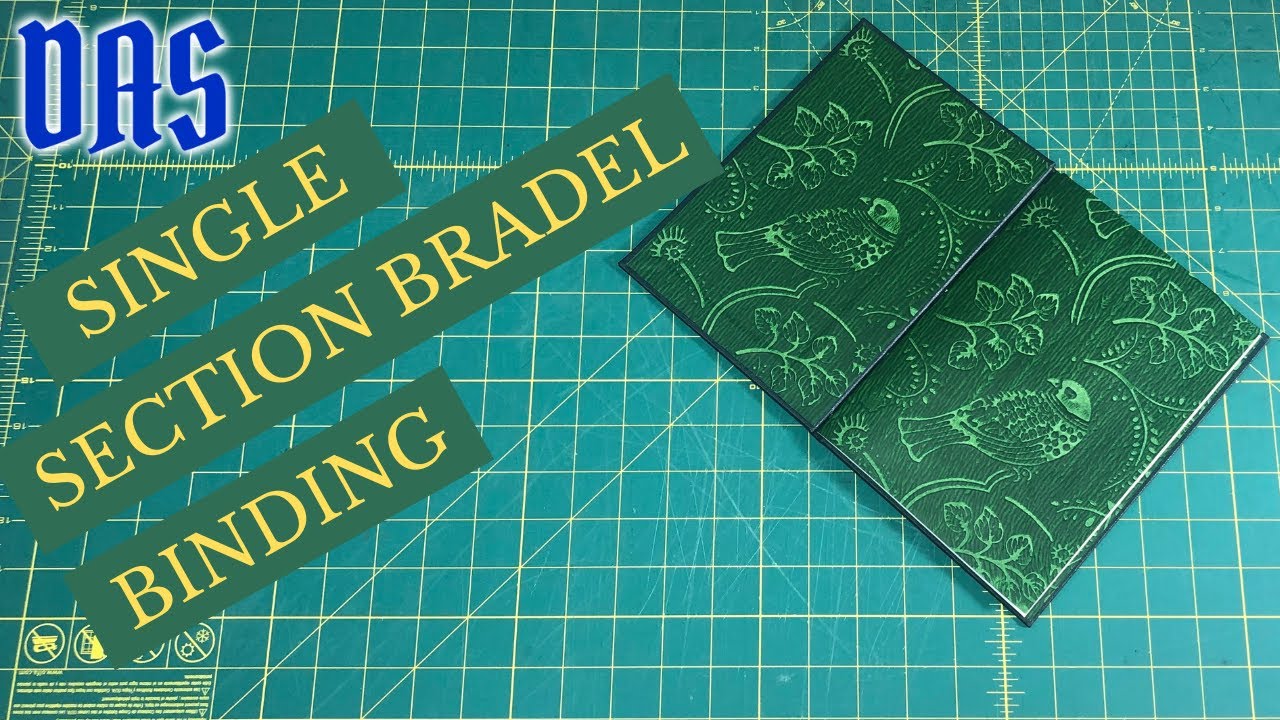 Single Section Bradel Binding // Adventures in Bookbinding