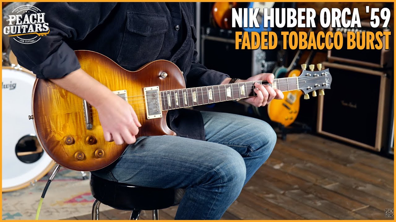 Nik Huber Orca '59 | Faded Tobacco Burst w/Exceptional Flame Maple Top