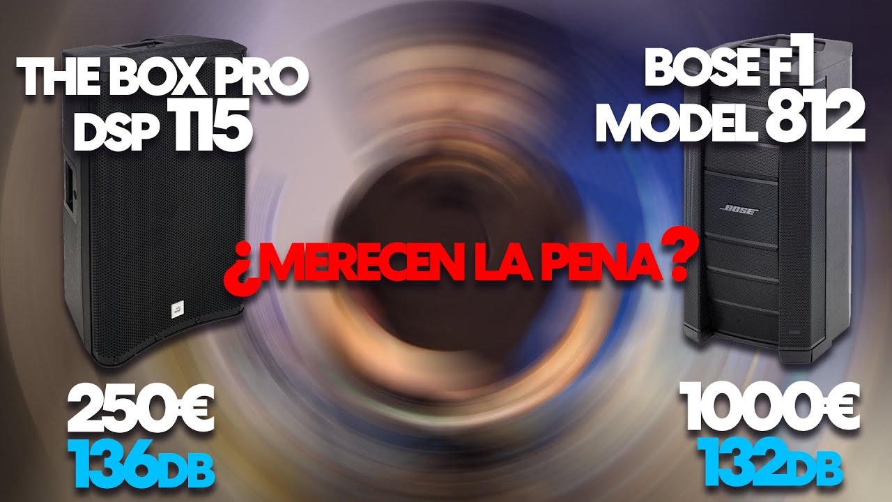 Bose F1 Model 812 vs The Box Pro DSP 115 Review (English subtitles)