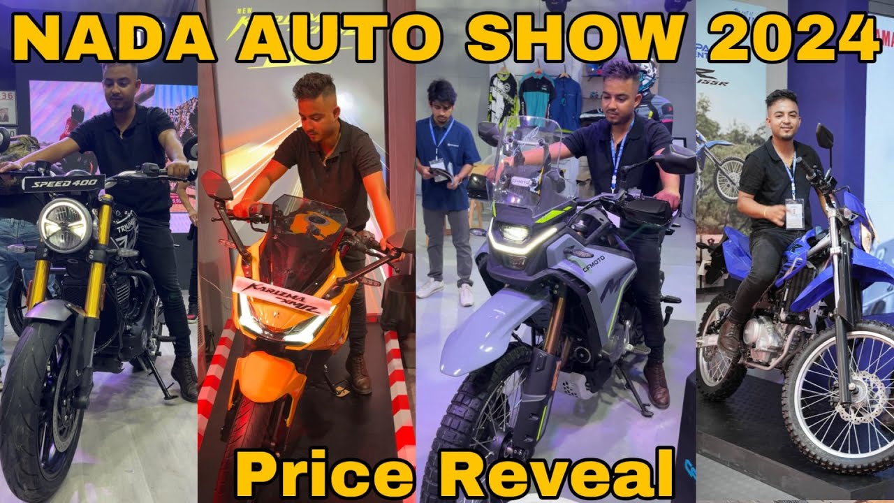Nada Auto Show 2024 Nepal | Price Reveal of Triumph, Himalayan450,MT450,Yamaha WR | Bikealsike