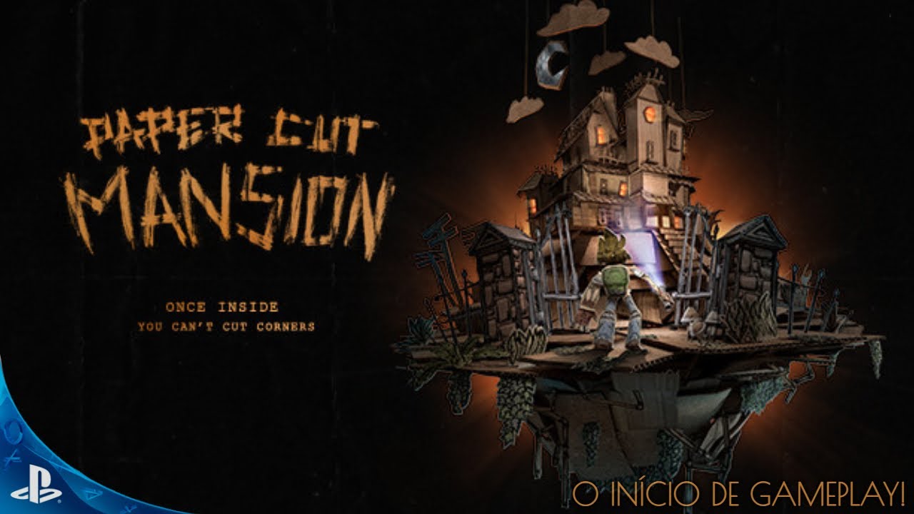 Paper Cut Mansion PS4 & PS5 - Um jogo de terror roguelite! In&iacute;cio de Gameplay